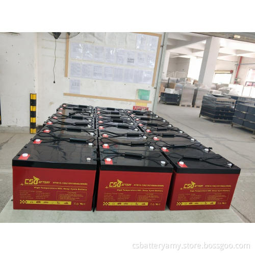 CSBattery 12V100ah High-Temp Deep Cycle Gel Battery